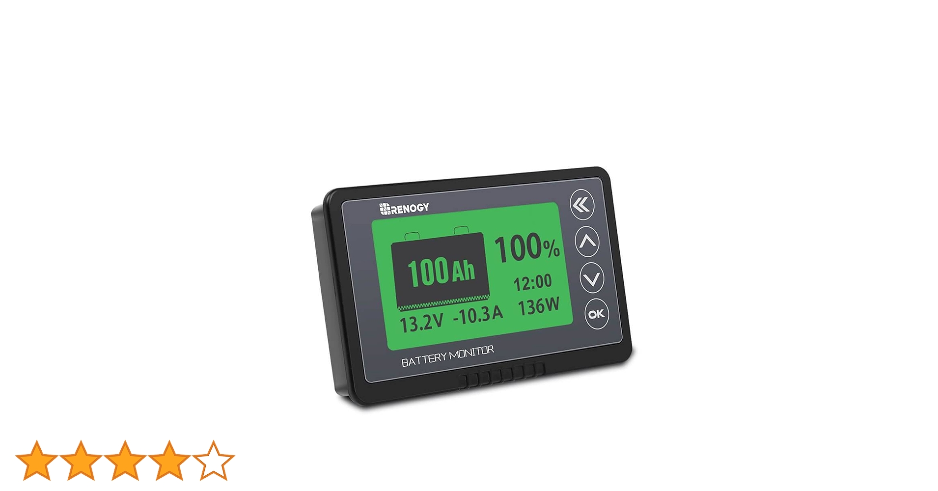Amazon.co.jp: Renogy バッテリーモニター 電圧計&電流計